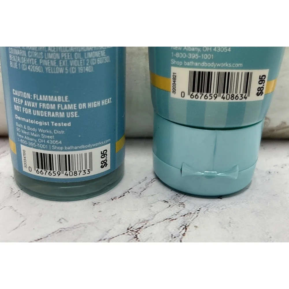 Bath & Body Works Warm Butter Cookie Mini Travel Size Mist & Body Cream Set New